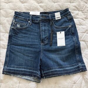 Judy Blue Distressed Indigo Jean Shorts